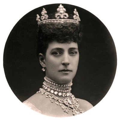 Regina Alessandra 1844-1925, regina consorte di re Edoardo VII, fine XIX secolo da Rotary Photo