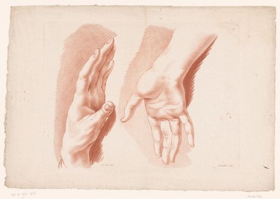 Due mani da Louis François Roubillac