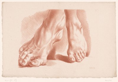 Due piedi da Louis François Roubillac