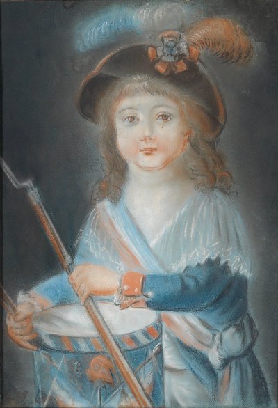 Ritratto di un ragazzo come tamburino della Rivoluzione francese da Rougemont