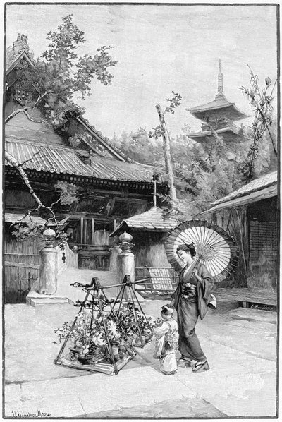 In un giardino di Tokyo da Rousseau