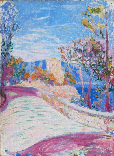 Strada e alberi da Rubaldo Merello