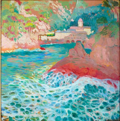 San Fruttuoso dal mare da Rubaldo Merello