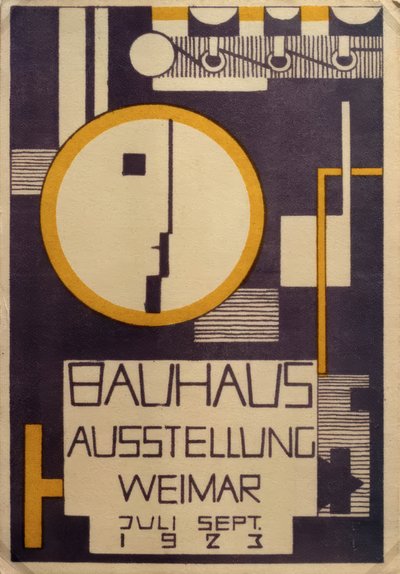 Mostra sul Bauhaus Weimar luglio-settembre 1923 da Rudolf Baschant