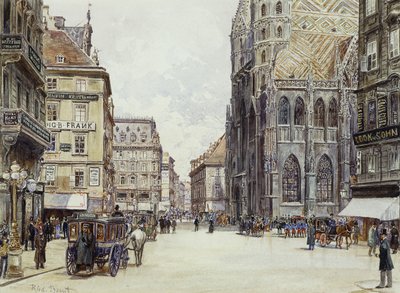 Stefanplatz, Vienna da Rudolf Bernt