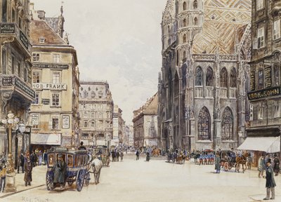 Stefansplatz, Vienna da Rudolf Bernt