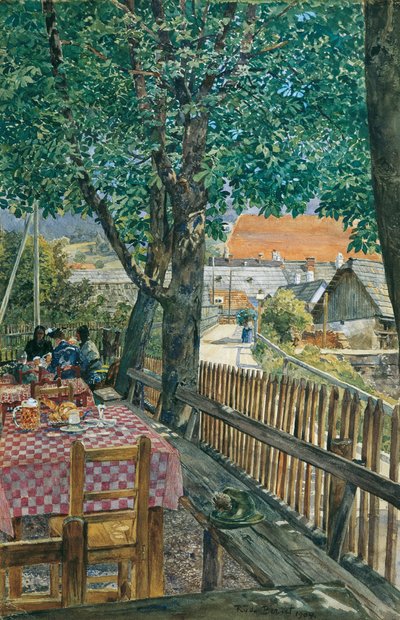 Giardino della locanda da Rudolf Bernt