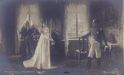 La Regina Luisa di Prussia incontra Napoleone a Tilsit da Rudolf Eichstaedt