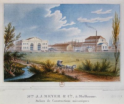 Fabbrica dei signori Meyer & Cie a Mulhouse, Francia da Rudolf Huber