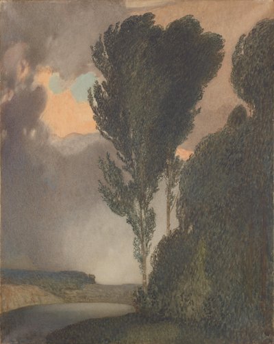 Paesaggio tempestoso da Rudolf Jettmar