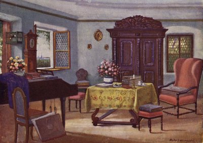 La stanza di Mozart sul Kahlenberg da Rudolf Klingsbogl