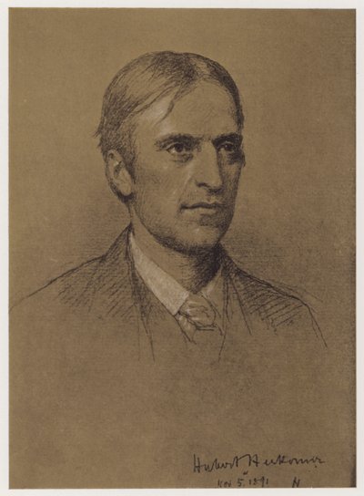 Professor Hubert Herkomer da Rudolf Lehmann