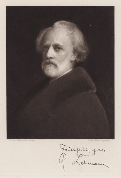 Rudolf Lehmann, Autoritratto da Rudolf Lehmann