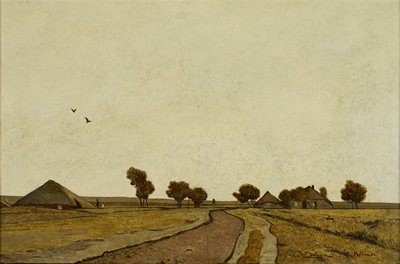 Paesaggio olandese con fattorie da Rudolf Ribarz