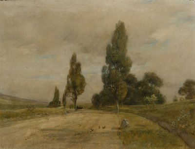Strada vicino a Deutsch-Altenburg ai piedi del Monte dei Turchi da Rudolf Ribarz