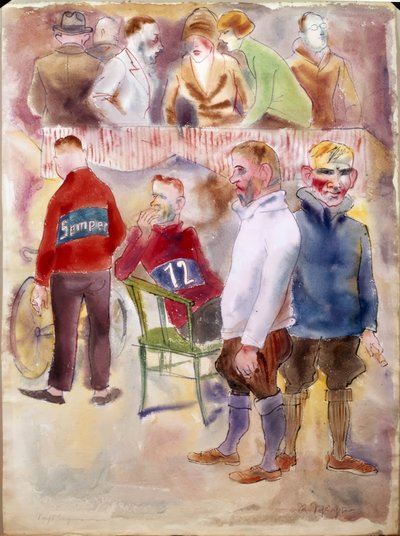 Gara di sei giorni da Rudolf Schlichter