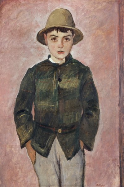 Ragazzo di campagna, circa 1928 da Rudolf Vejrych