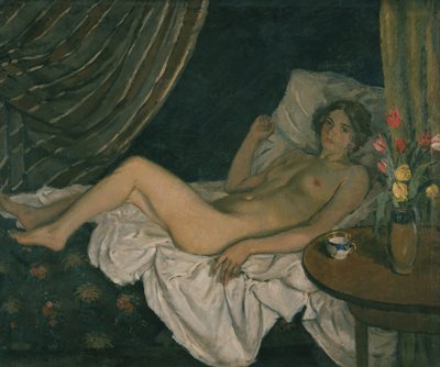 Donna sdraiata da Rudolf Vejrych