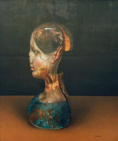 Testa danneggiata da Rudolf Wacker