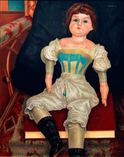 Bambola con corsetto da Rudolf Wacker