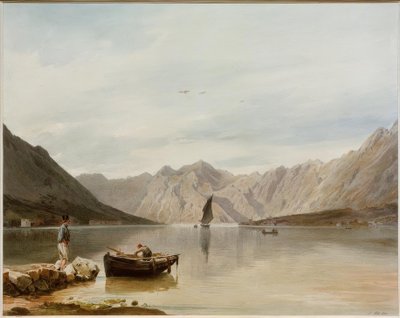 Vista verso Mula e Dobrota presso Cattaro da Rudolf von Alt