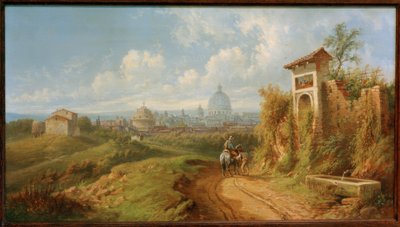 Vista su Roma da Rudolf von Alt