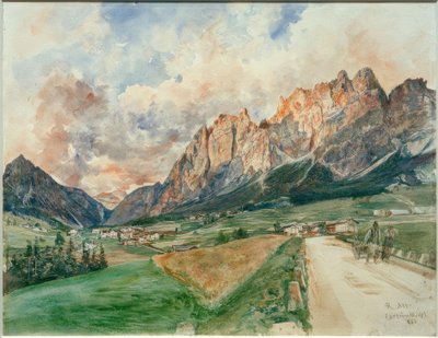 Le pareti del Pomagagnon con Cortina d