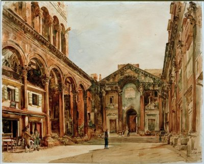 Palazzo di Diocleziano da Rudolf von Alt