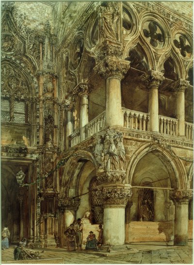 Palazzo Ducale a Venezia da Rudolf von Alt