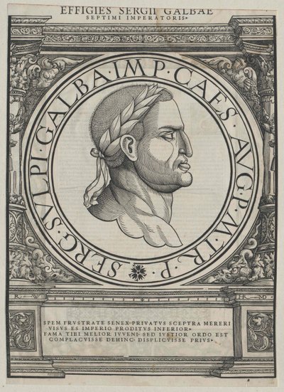 Imperatore romano Galba da Rudolph Wyssenbach
