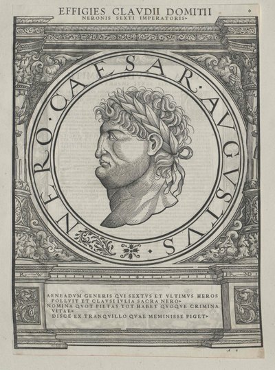 Imperatore romano Nerone da Rudolph Wyssenbach