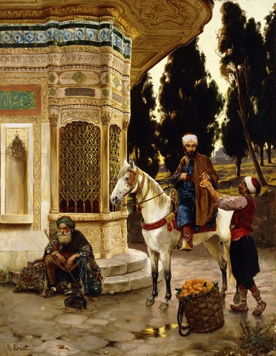 Fuori dal palazzo da Rudolphe Ernst