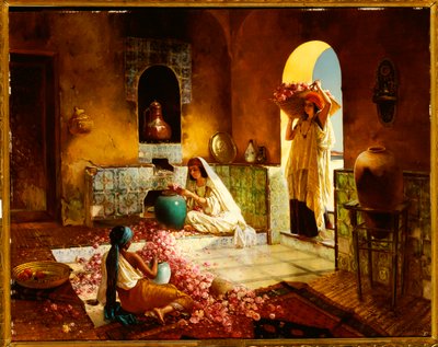 La raccolta delle rose da Rudolphe Ernst