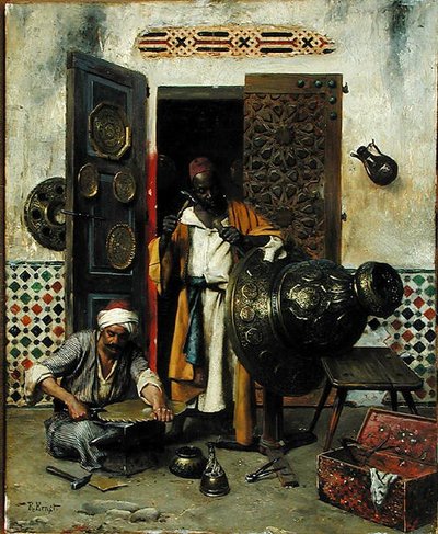 Il lavoratore del metallo, c.1888 da Rudolphe Ernst