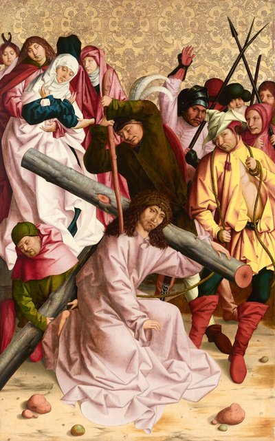Portare la croce di Cristo da Rueland Frueauf d. Ä.
