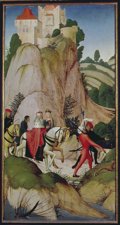 Scena dalla Leggenda di San Leopoldo, 1505 da Rueland, the Younger Frueauf