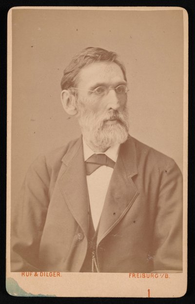 Ritratto di Alexander von Frantzius 1821-1877, 1876 da Ruf and Dilger