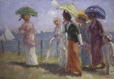 Passeggiata sulla spiaggia da Rupert Charles Wolston Bunny