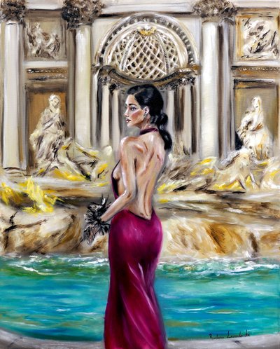 Alla Fontana di Trevi, 2022 da Ruslana Levandovska