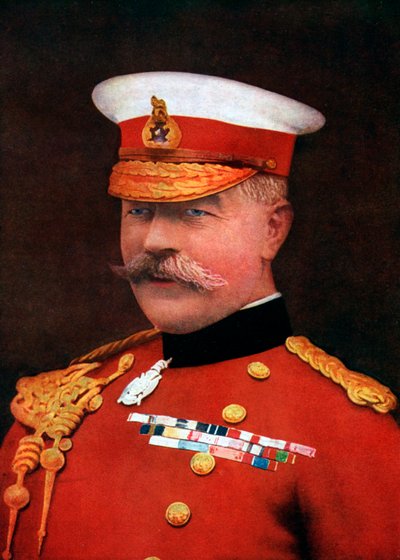 Maresciallo di campo conte Kitchener di Khartoum, Segretario alla Guerra, 1914-1916, c. 1920 da Russell and Sons