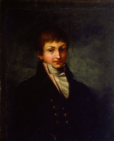 Ritratto del poeta Konstantin N Batyushkov, 1800s da Russian Master