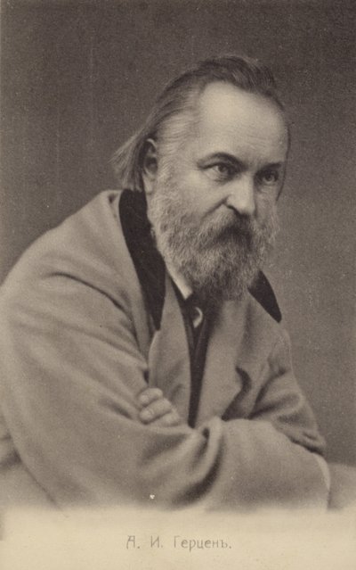 Alexander Herzen (1812-1870), scrittore e pensatore russo da Russian Photographer