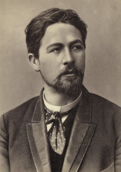 Anton Chekhov (1860-1904), drammaturgo e scrittore di racconti russo, 1893 da Russian Photographer