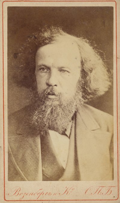 Dmitri Mendeleev, chimico russo da Russian Photographer