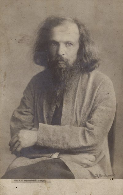 Dmitri Mendeleev, chimico russo da Russian Photographer