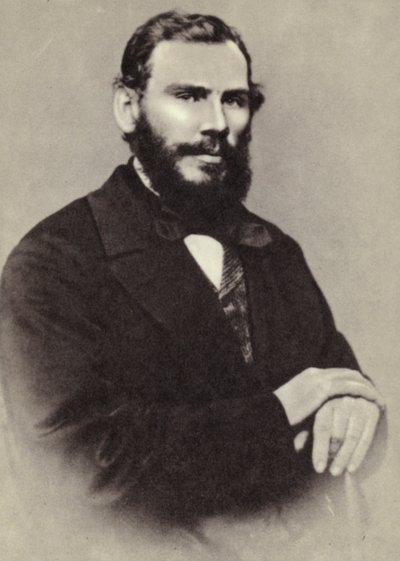 Lev Tolstoj, Mosca, 1862 da Russian Photographer