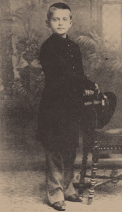 Lev Trotsky a 9 anni, 1888 da Russian Photographer