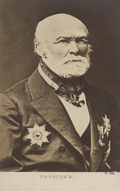 Nikolaj Pirogov (1810-1881), medico, scienziato, chirurgo e anatomista russo da Russian Photographer