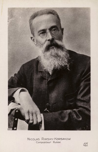 Nikolai Rimsky-Korsakov da Russian Photographer