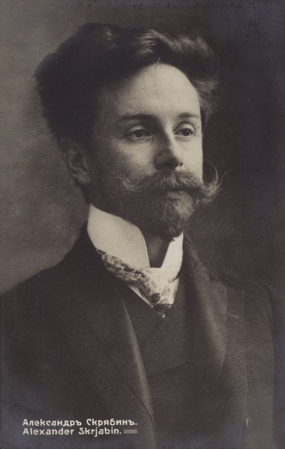 Ritratto di Alexander Skrjabin da Russian Photographer